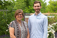 Petra Wenzel und Elias Mäkel vom Psychologischen Team im Reha-Zentrum