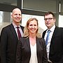 Dr. Frank Horst, Chefarzt der Klinik für Orthopädie und Traumatologie Dr. Heike Horst, Therapieleitung Reha-Zentrum Dr. Matthias Boschin, Chefarzt der Klinik für Anästhesie und Intensivmedizin